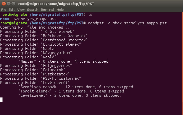 Linux konzol