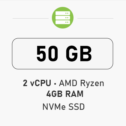 VPS - OPTIMUM Pro 50 GB